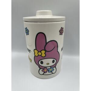Hello Kitty Sanrio My Melody Easter Spring Canister Cookie Jar New